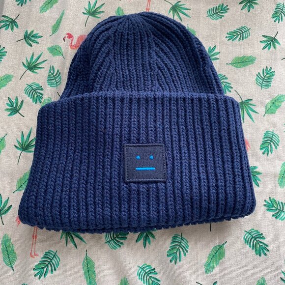 Acne Hat Winter Cold And Warm Wool Hat - Picture 1 of 5